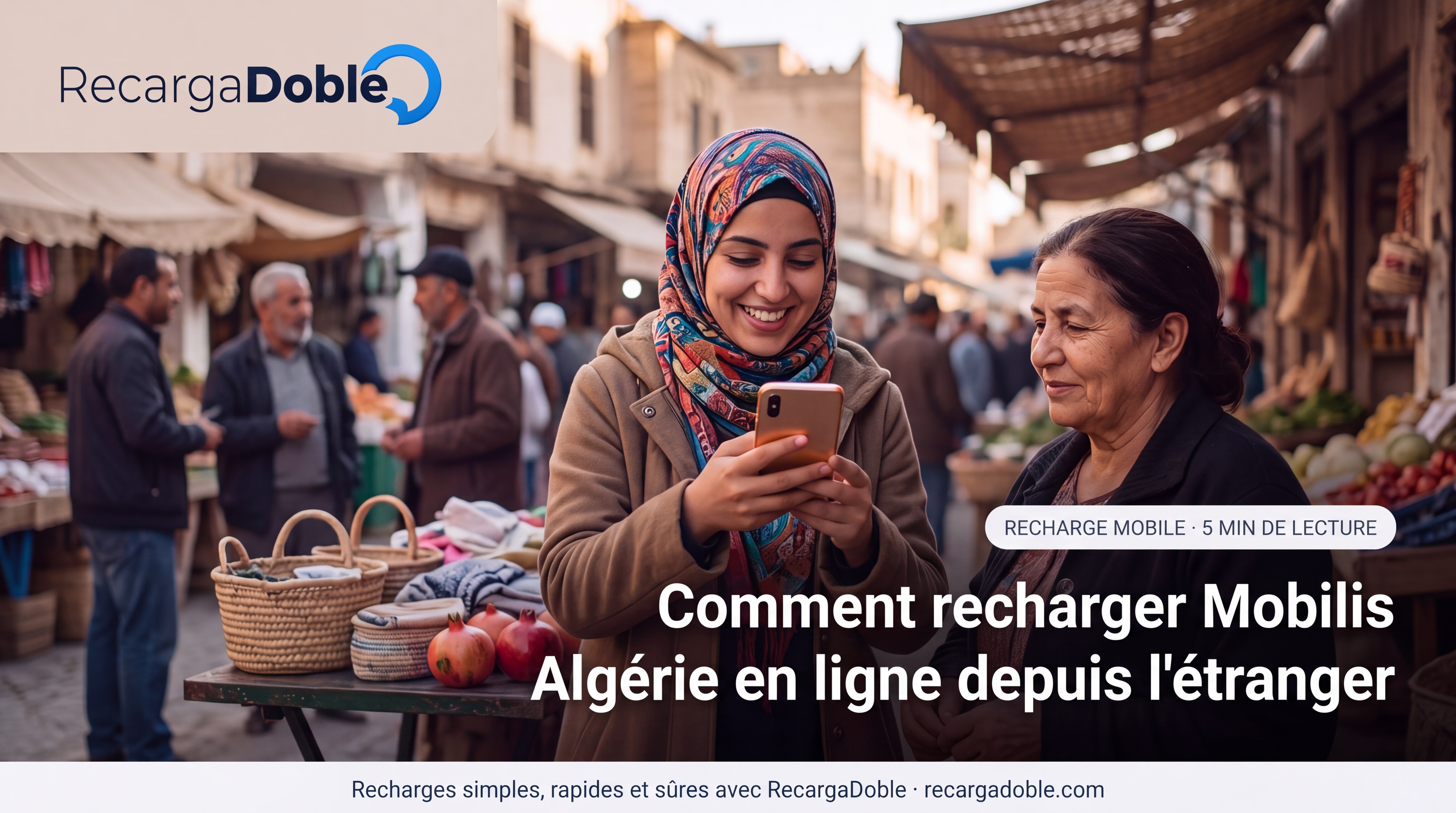 Image decrivant Comment recharger Mobilis Algérie en ligne depuis l'étranger
