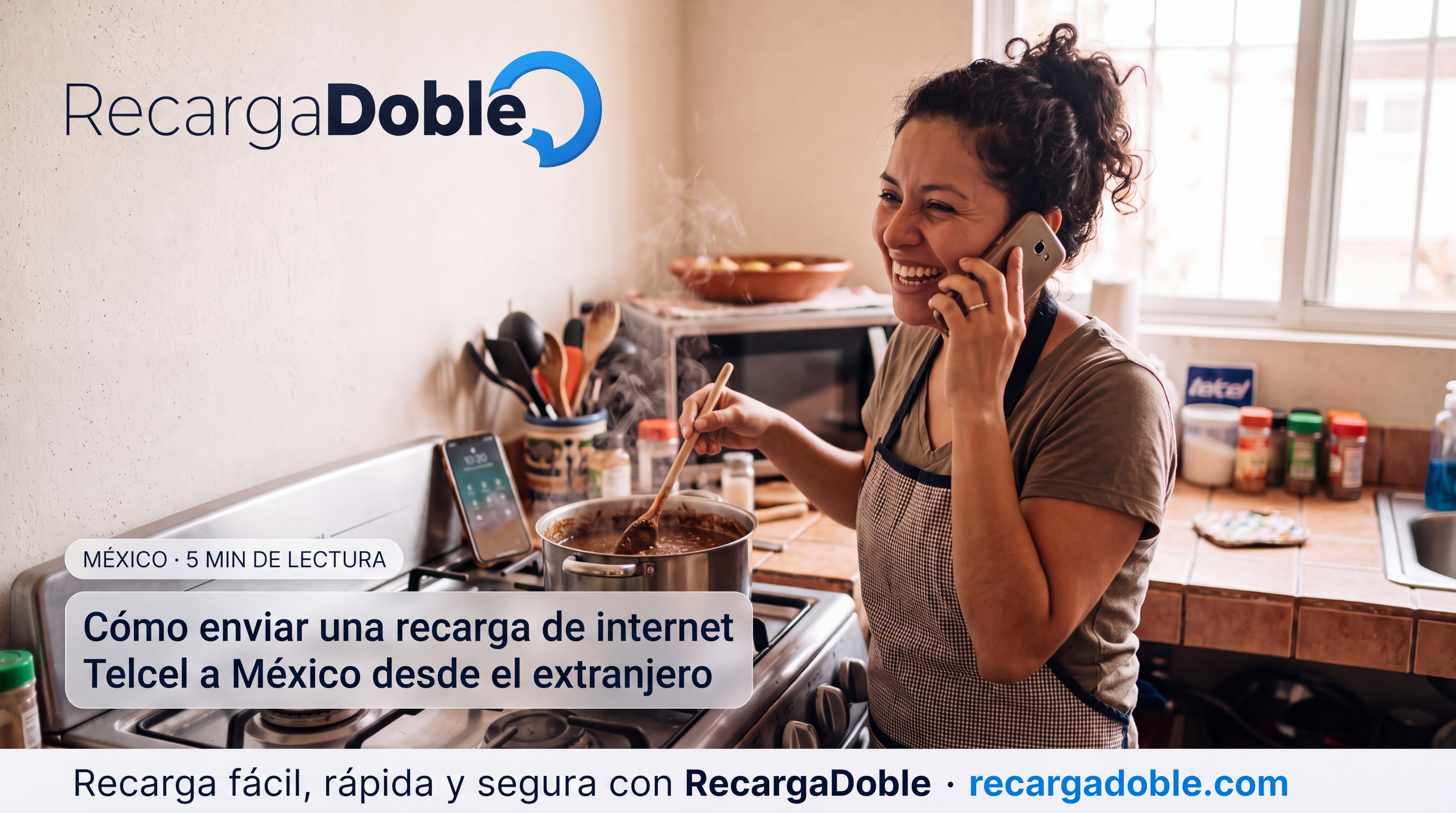 Imagen describiendo Cómo enviar una recarga de internet Telcel a México desde el extranjero