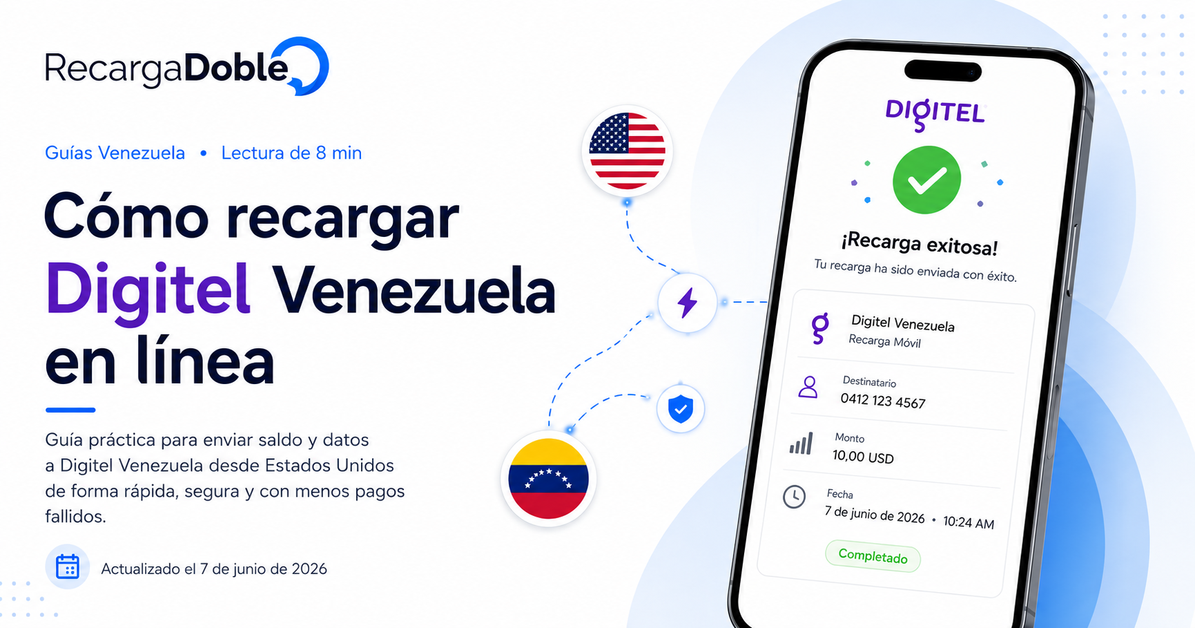 Imagen describiendo Como recargar Digitel Venezuela online
