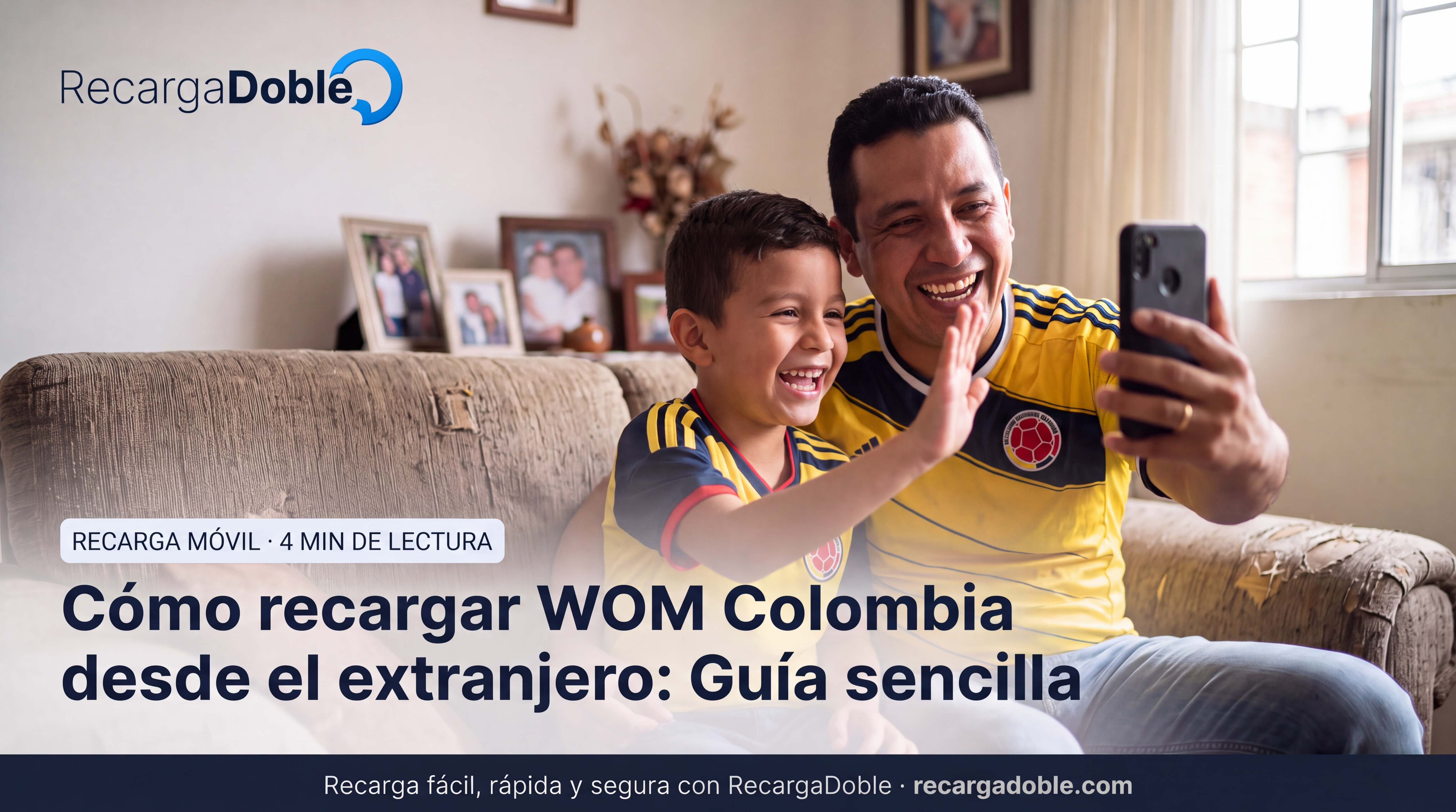 Imagen describiendo Cómo recargar WOM Colombia desde el extranjero: Guía sencilla