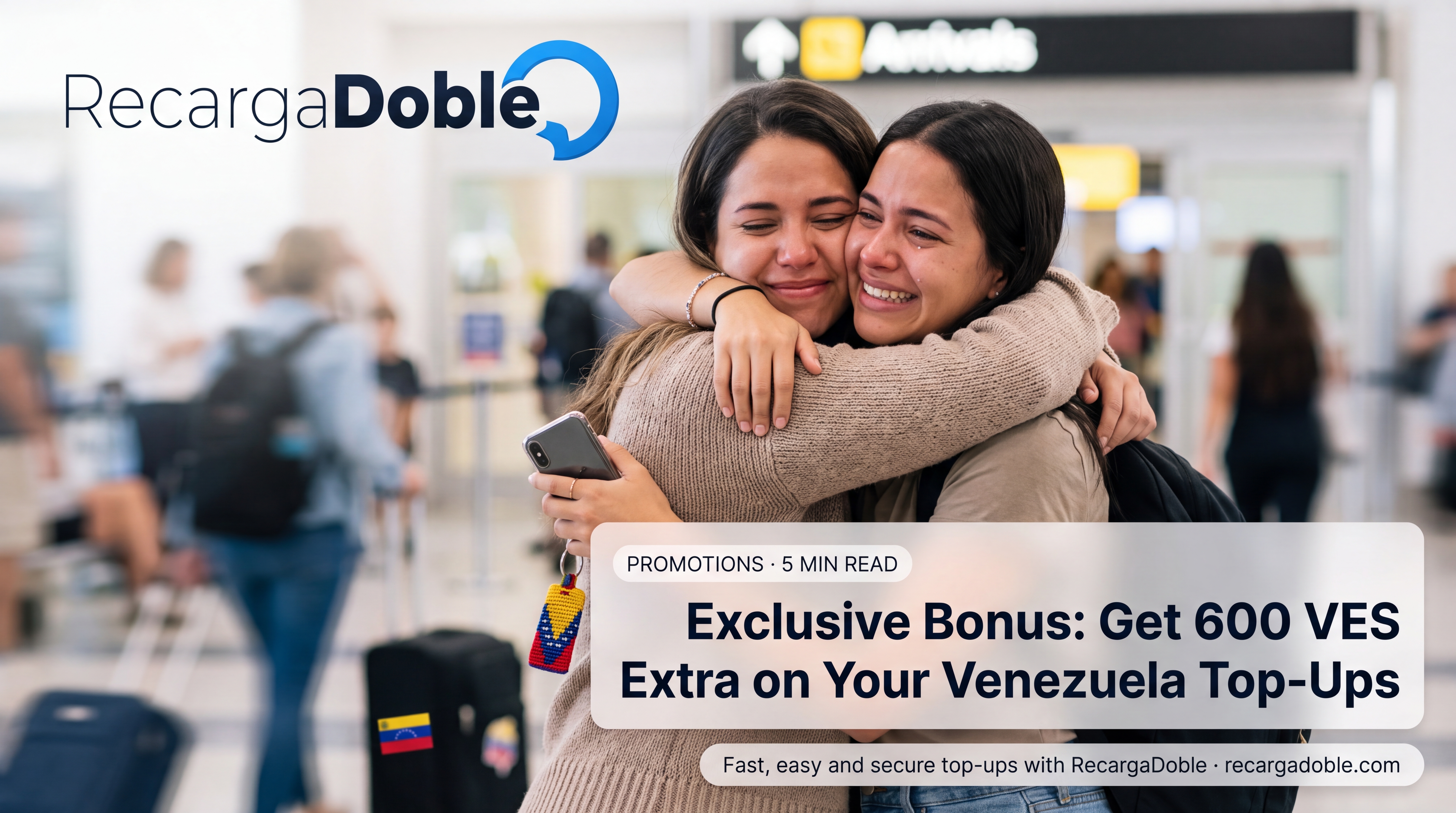 Image decrivant Bonus exclusif : Recevez 600 VES supplémentaires sur vos recharges vers le Venezuela