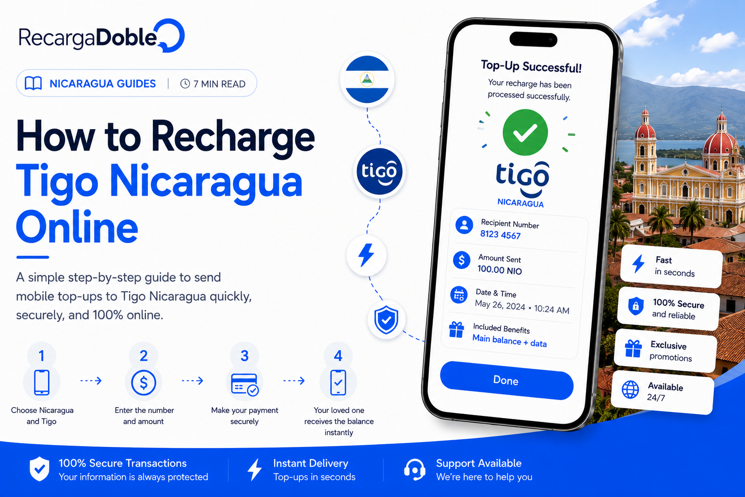 Image decrivant Comment recharger Tigo Nicaragua en ligne