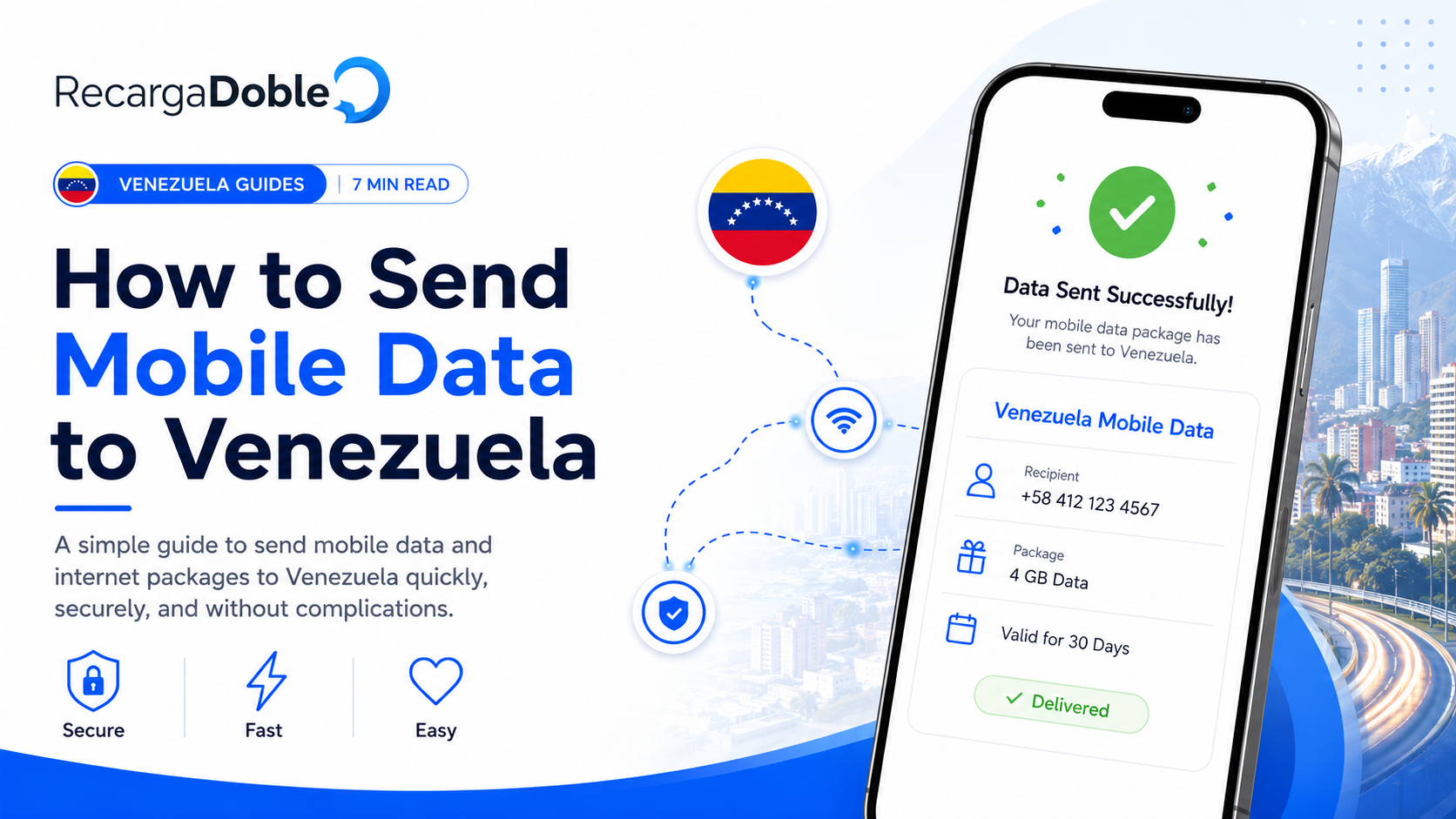 Image decrivant Comment envoyer des donnees mobiles au Venezuela