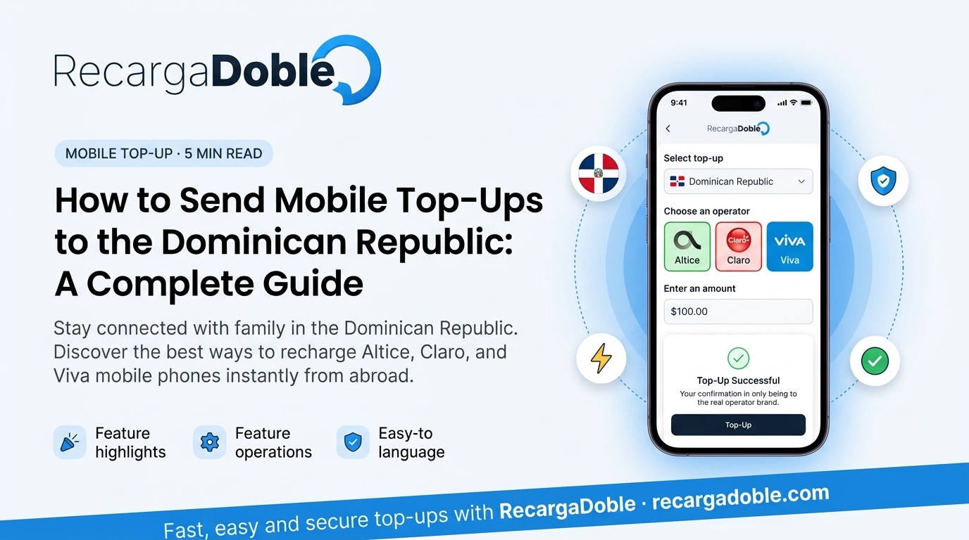 Image describing How to Send Mobile Top-Ups to the Dominican Republic: A Complete Guide