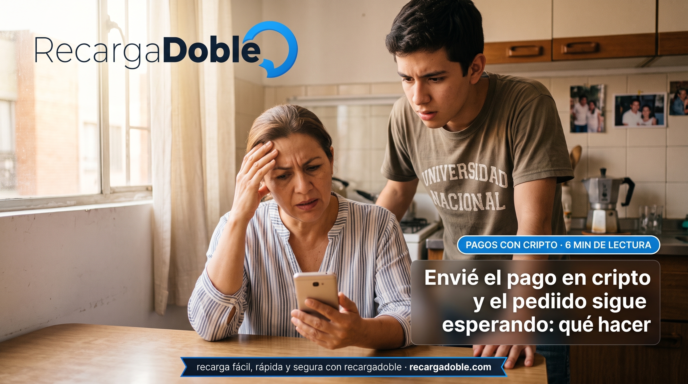 Imagen describiendo Envié el pago en cripto y el pedido sigue esperando: qué hacer