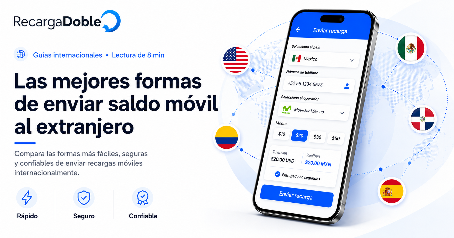 Imagen describiendo Mejores formas de enviar saldo movil al extranjero