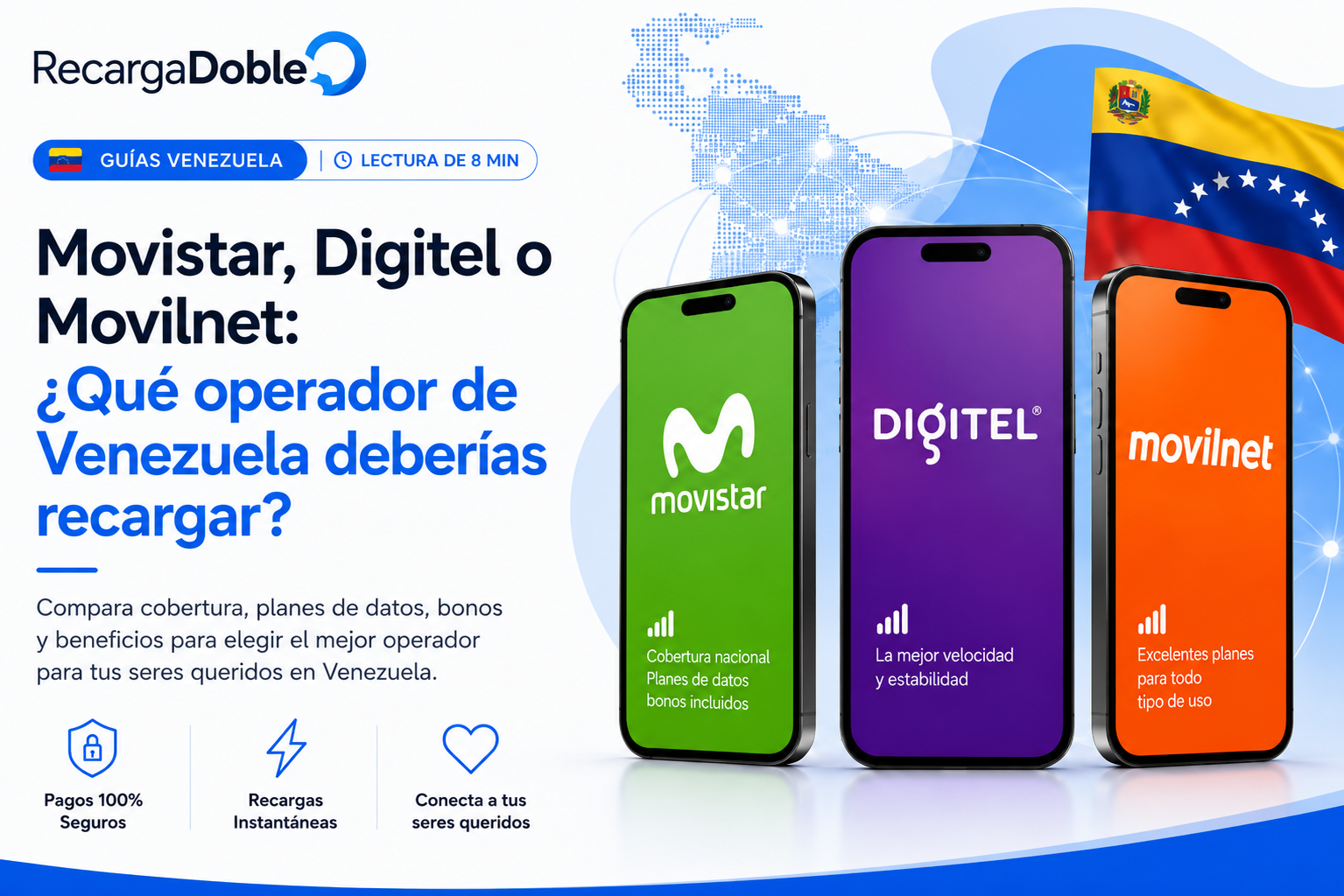 Imagen describiendo Movistar, Digitel o Movilnet: que operador de Venezuela debes recargar
