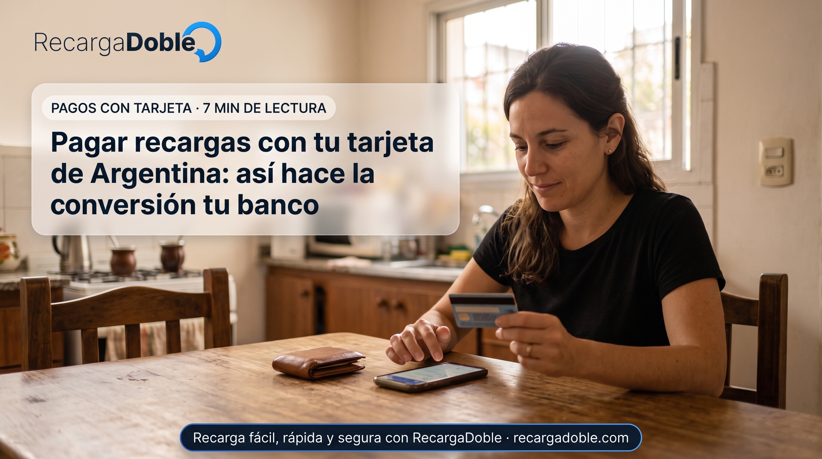 Imagen describiendo Pagar recargas con tu tarjeta de Argentina: así hace la conversión tu banco