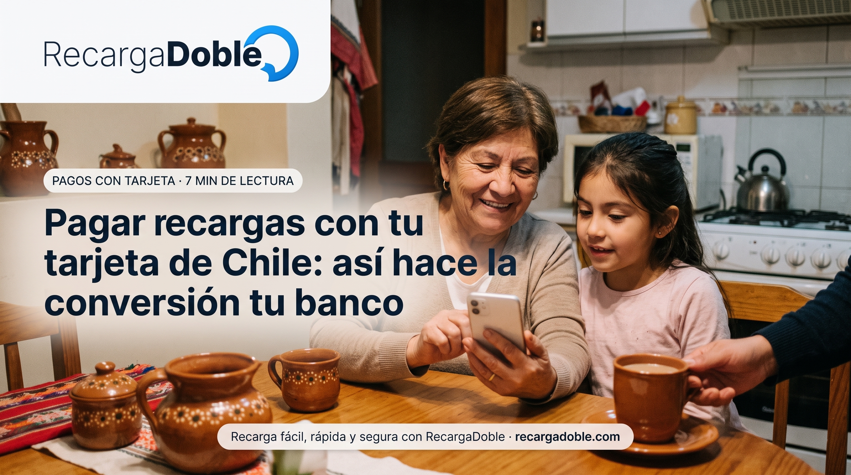 Imagen describiendo Pagar recargas con tu tarjeta de Chile: así hace la conversión tu banco