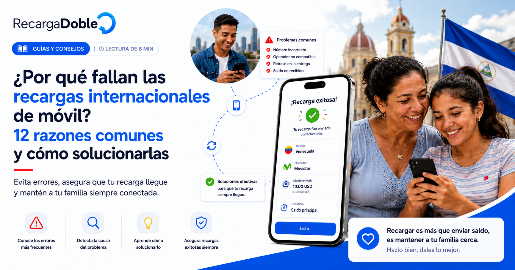 Imagen describiendo Por qué fallan las recargas móviles internacionales: 12 razones comunes y cómo solucionarlas