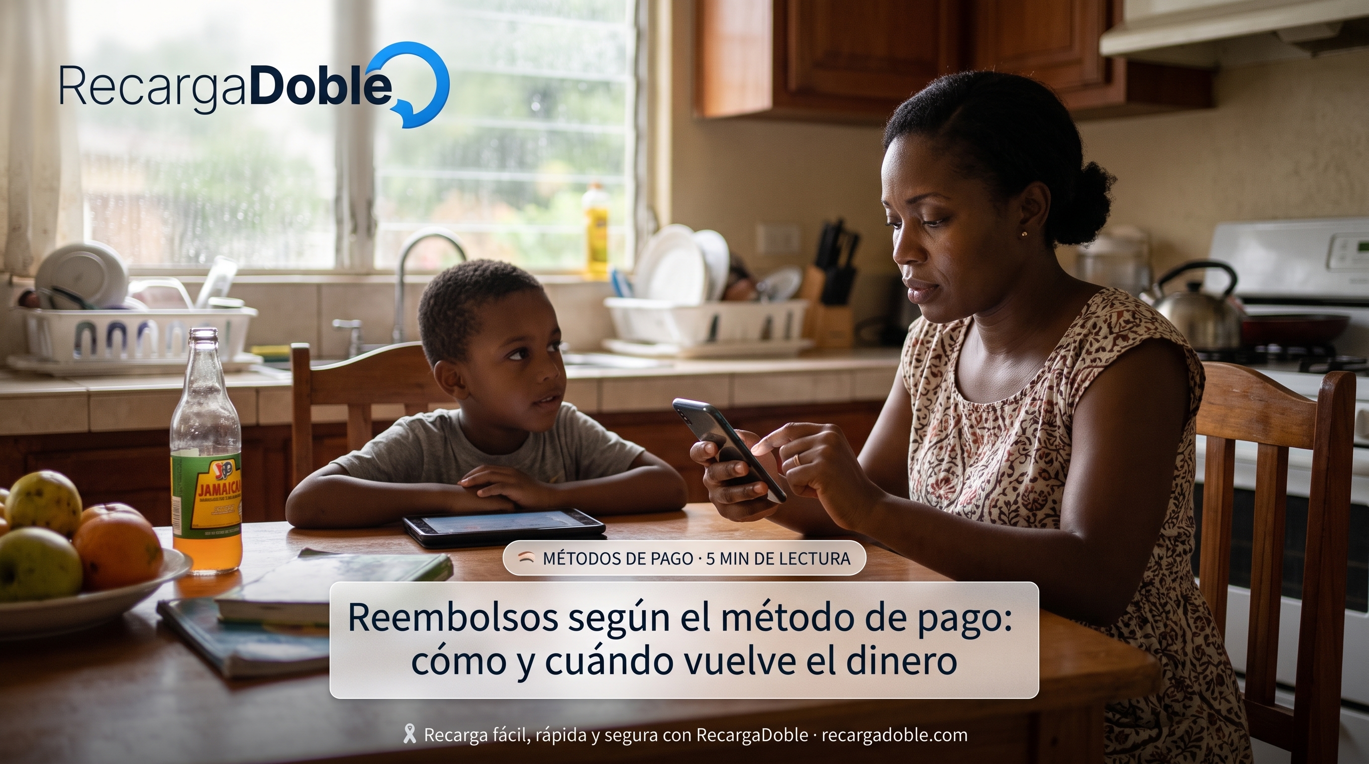 Imagen describiendo Reembolsos según el método de pago: cómo y cuándo vuelve el dinero