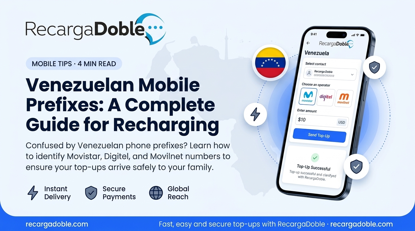 Image describing Venezuelan Mobile Prefixes: A Complete Guide for Recharging